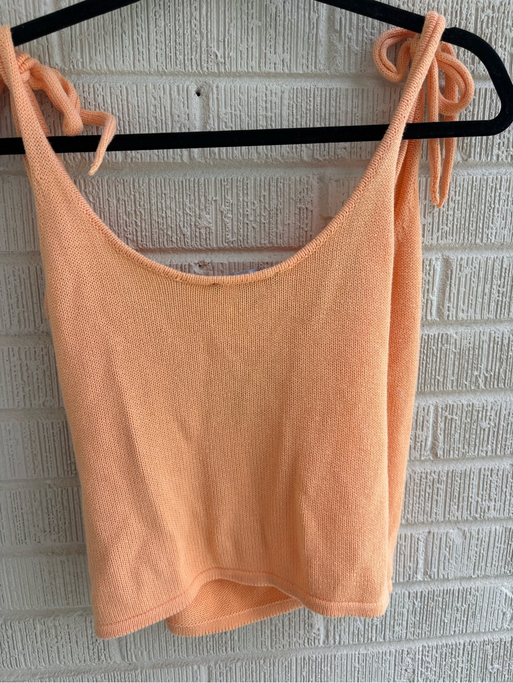 Lulus Peach Knit Tie Shoulder Tank Top
Women’s Size Medium | Like New - Picture 5 of 7